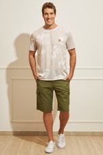 Bermuda-Jeans-Masculina-Cargo---Verde
