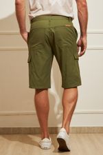 Bermuda-Jeans-Masculina-Cargo---Verde
