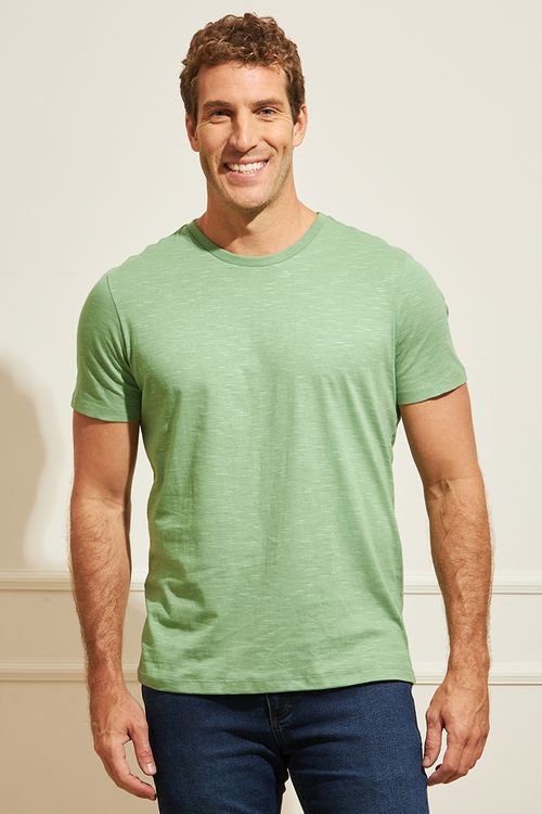 Camiseta Masculina Lisa - Verde