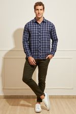 Calca-Chino-Masculina-Bolso-Faca---Verde