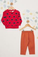 Conjunto-Infantil-Feminino-Coracoes---Vermelho