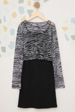 Vestido-Juvenil-Feminino-Zebra