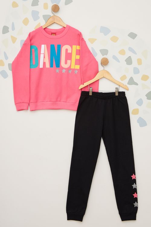 Conjunto Moletom Dance Juvenil Kyly