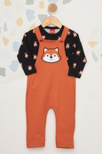 Conjunto-Infantil-Masculino-Jardineira---Laranja