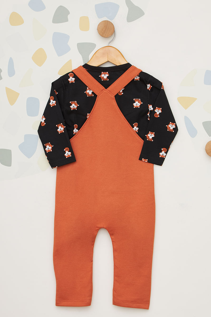 Conjunto-Infantil-Masculino-Jardineira---Laranja