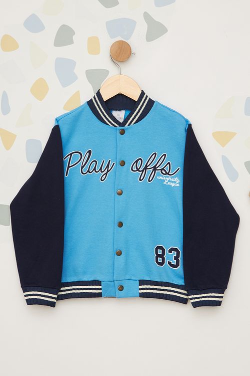Jaqueta Moletom Bomber Infantil