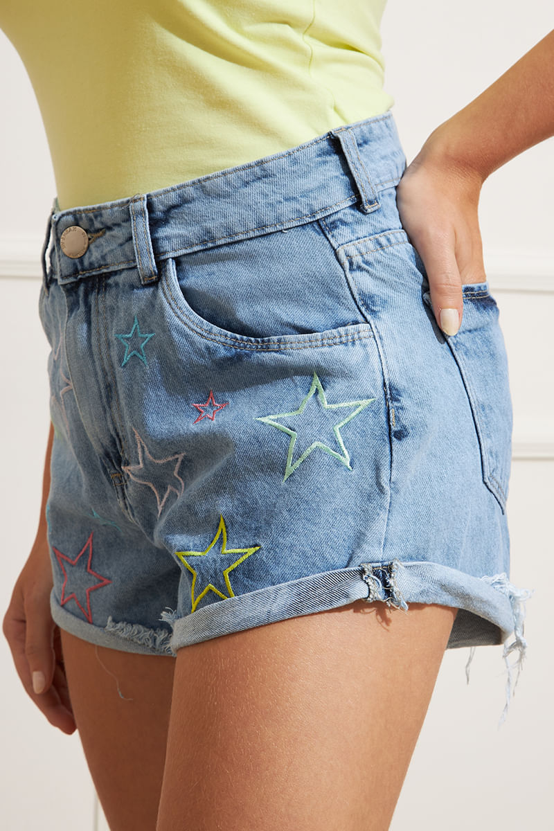 Shorts-Feminino-Jeans-Star