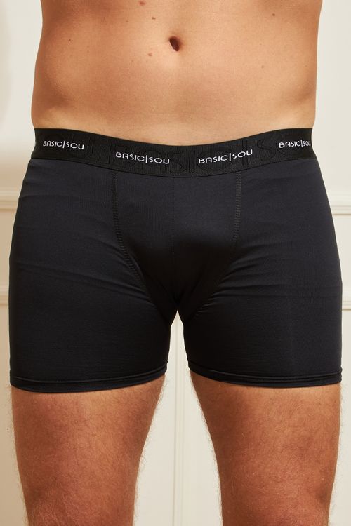 Cueca Boxer Poliamida Basic