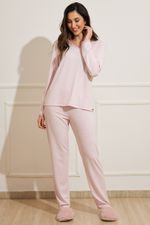 Pijama-Feminino-Texturizado---Rosa