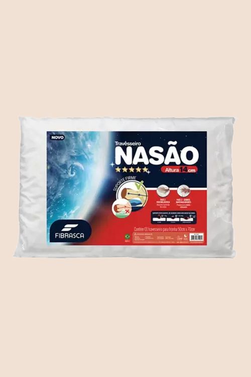Travesseiro Nasão Suporte Firme - Branco