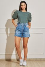 Blusa-Feminina-Manga-Laise
