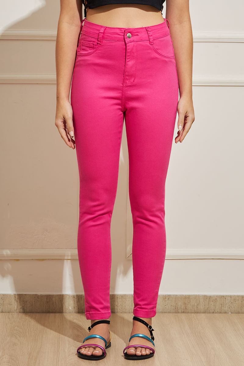 Calca-Feminina-Sarja---Rosa