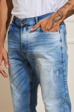 Calca-Masculina-Jeans-Slim---Azul