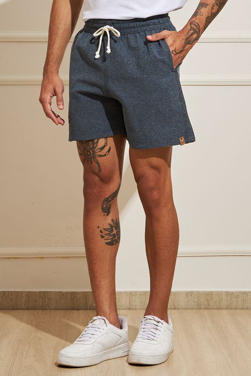 Shorts Masculino Algodão - Cinza