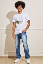 Calca-Masculina-Jeans-Slim---Azul
