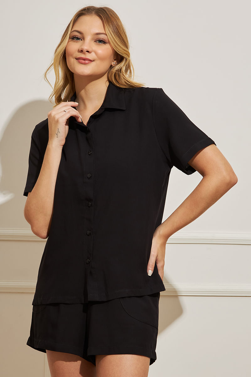 Camisa-Feminina-Botoes---Preto