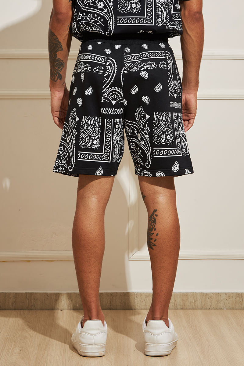 Bermuda-Masculina-Moletom-Paisley