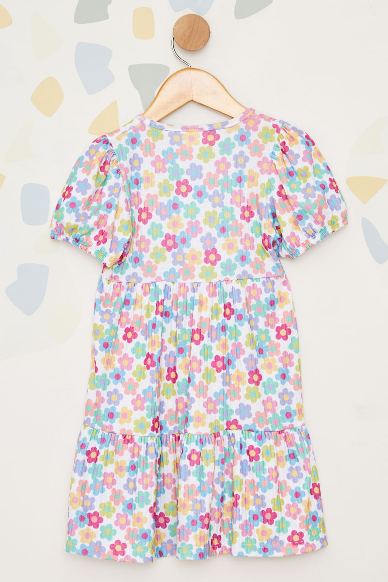 Vestido-Infantil-Feminino-Floral---Branco