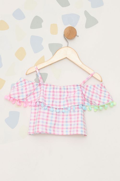 Blusa Infantil Vichy