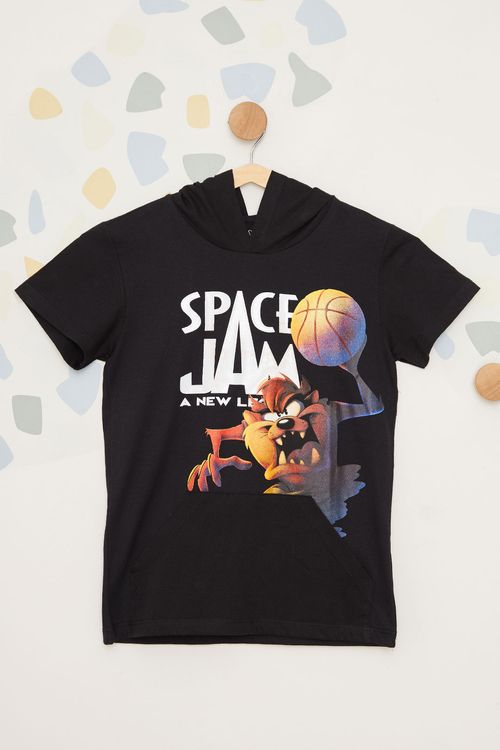 Camiseta Space Jam e Taz Mania Juvenil