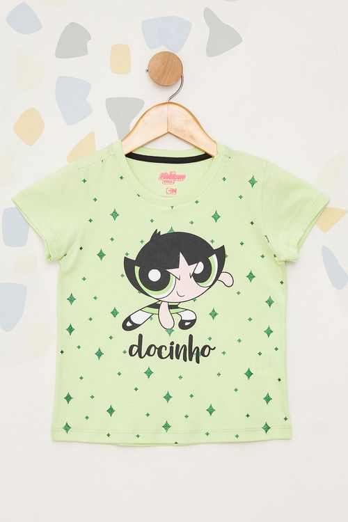 Camiseta Docinho Glitter Infantil