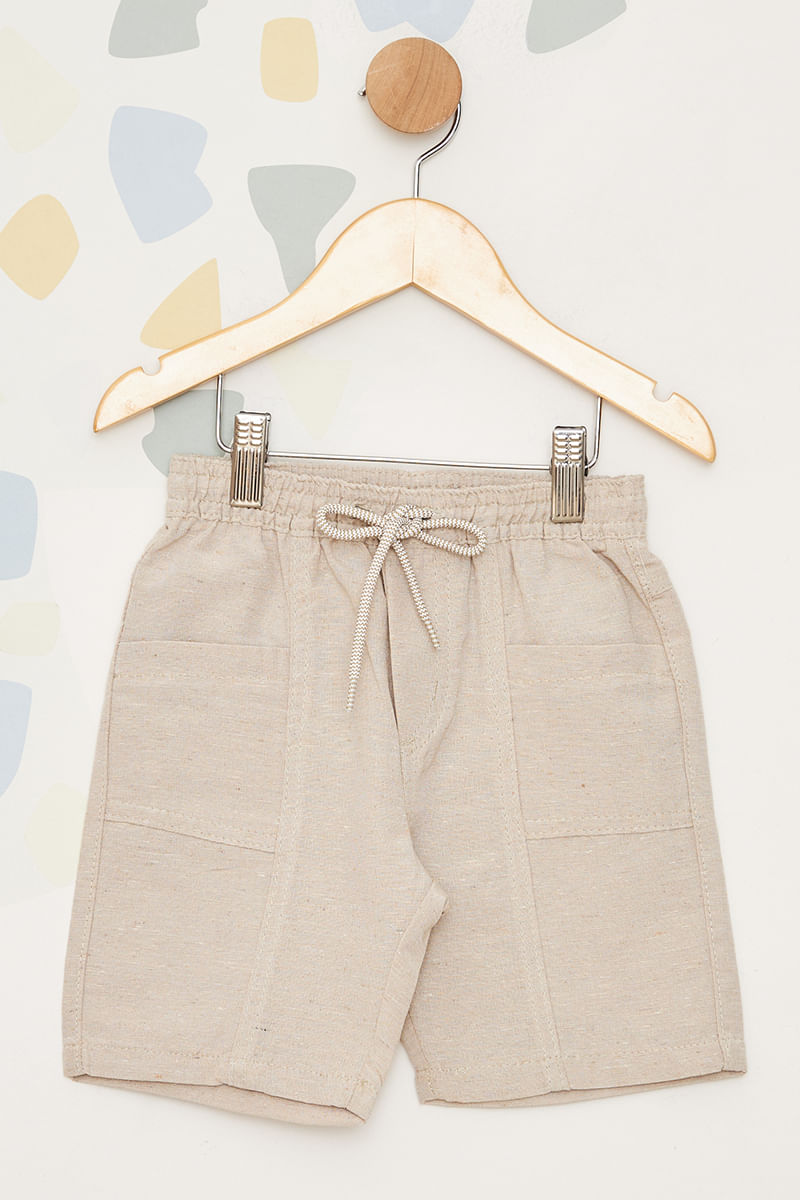 Bermuda-Infantil-Masculina---Bege