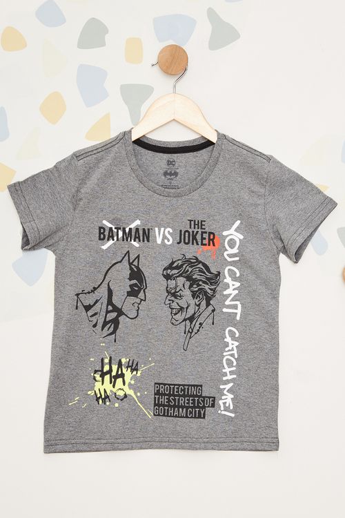 Camiseta Infantil Batman vs The Joker