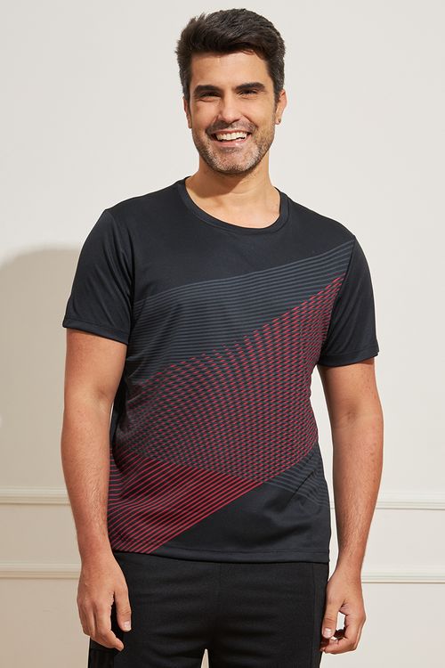 Camiseta Masculina Geométrica