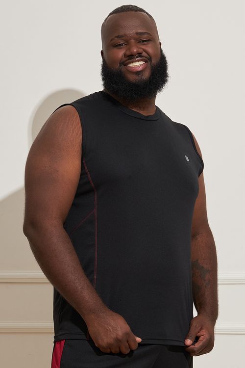 Regata Masculina Plus Size Iron Wear