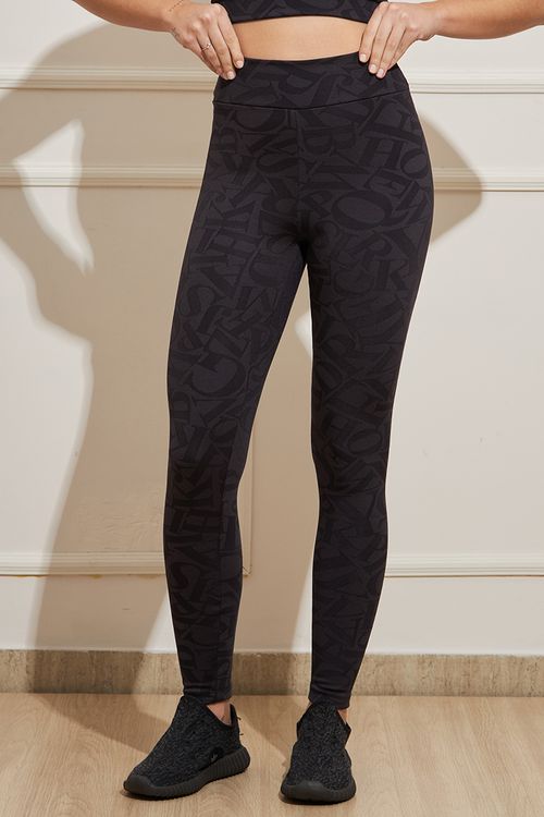 Legging Feminina Jacquard Full Frint