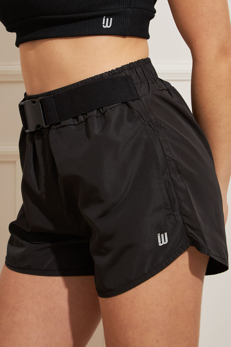 Shorts-Feminino-Runner-Com-Elastico-e-Fivela---Preto