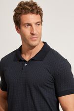 Camisa-Polo-Masculina-Pontilhada---Preto