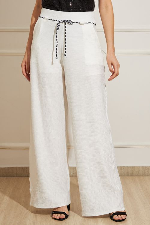 Calça Feminina Pantalona Cinto