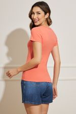 Camiseta-Feminina-Basica---Coral