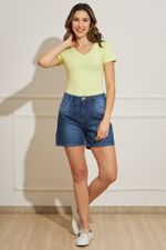 Camiseta-Feminina-Basica---Verde