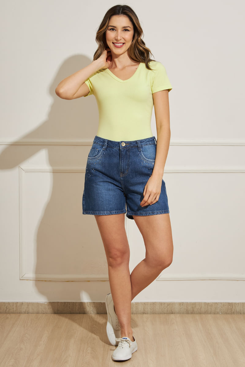 Camiseta-Feminina-Basica---Verde