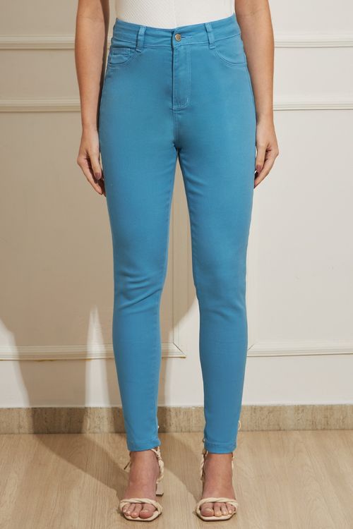 Calça Feminina Cigarrete - Azul