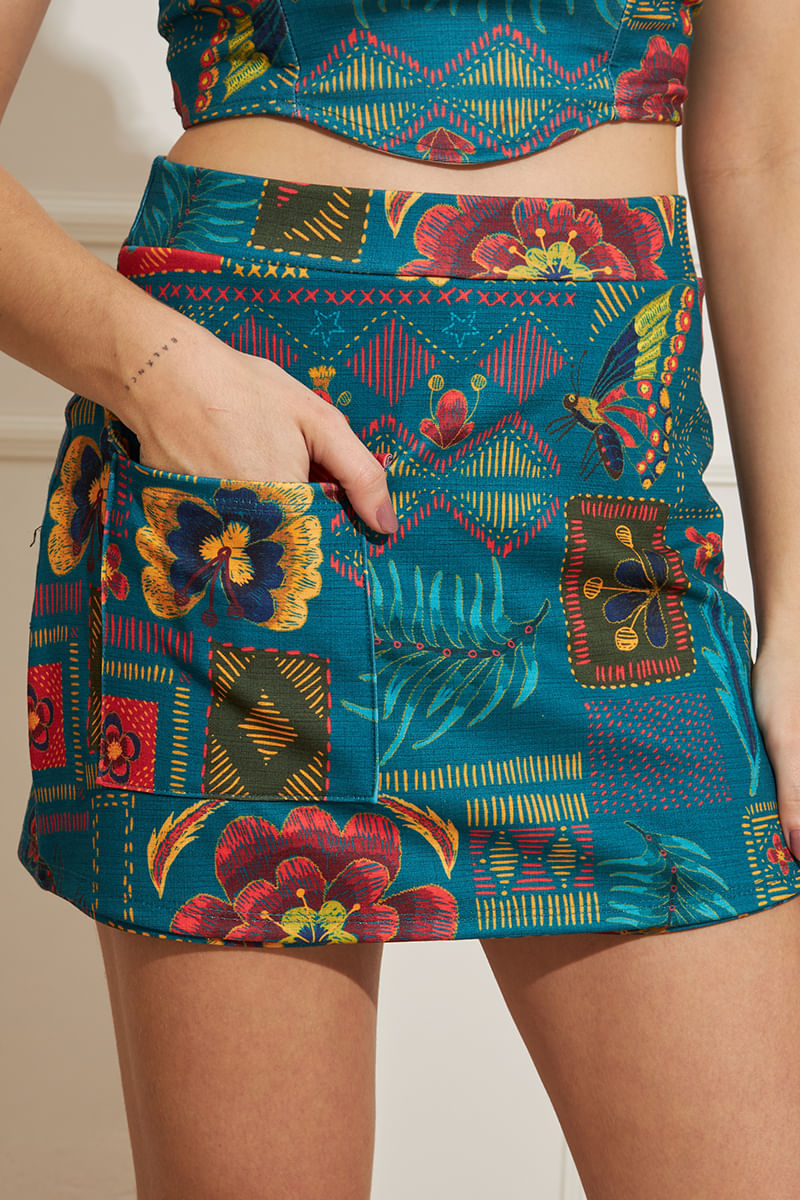 Shorts-Saia-Feminino-Tropical---Verde