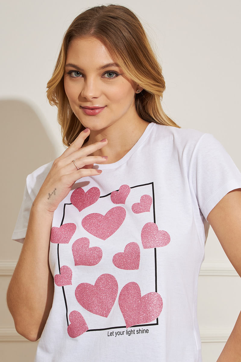 Camiseta-Feminina-Coracoes---Branco