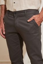 Calca-Masculina-Sarja-Bolso-Faca---Chumbo