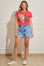 Camiseta-Feminina-Onca---Rosa