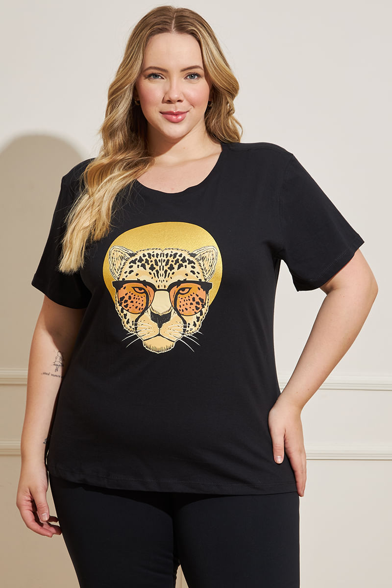 Camiseta-Feminina-Plus-Size-Tigre