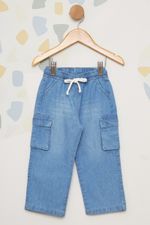 Calca-Infantil-Masculina-Cargo---Azul-