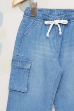 Calca-Infantil-Masculina-Cargo---Azul-