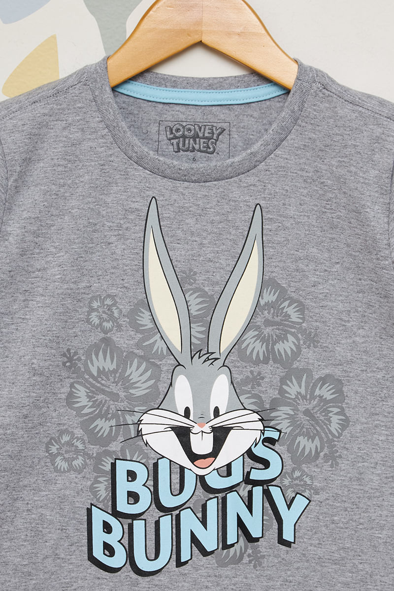 Camiseta-Infantil-Masculina-Pernalonga---Cinza