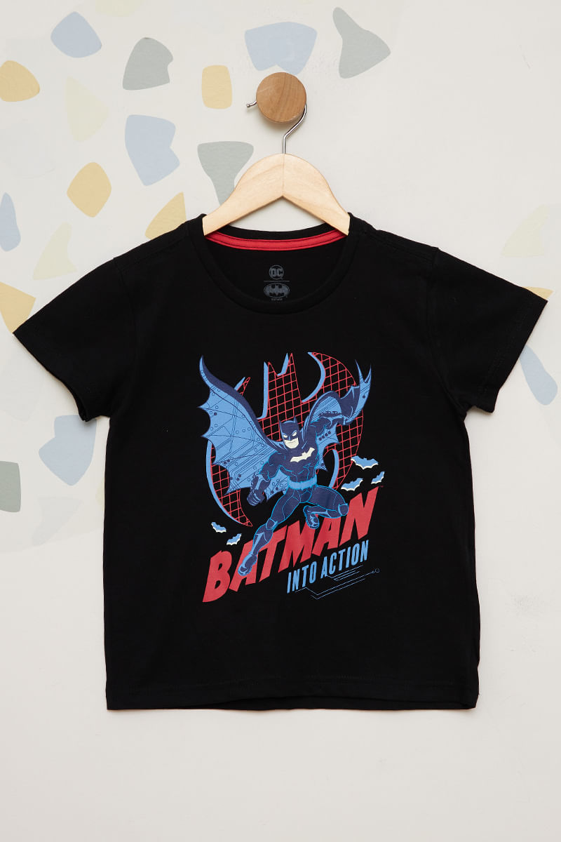 Camiseta-Infantil-Masculina-Batman---Preto