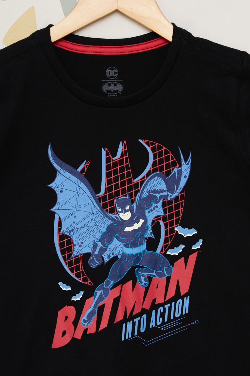 Camiseta-Infantil-Masculina-Batman---Preto