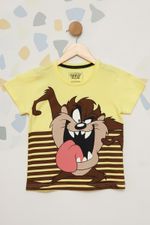 Camiseta-Infantil-Masculina-Taz---Amarelo