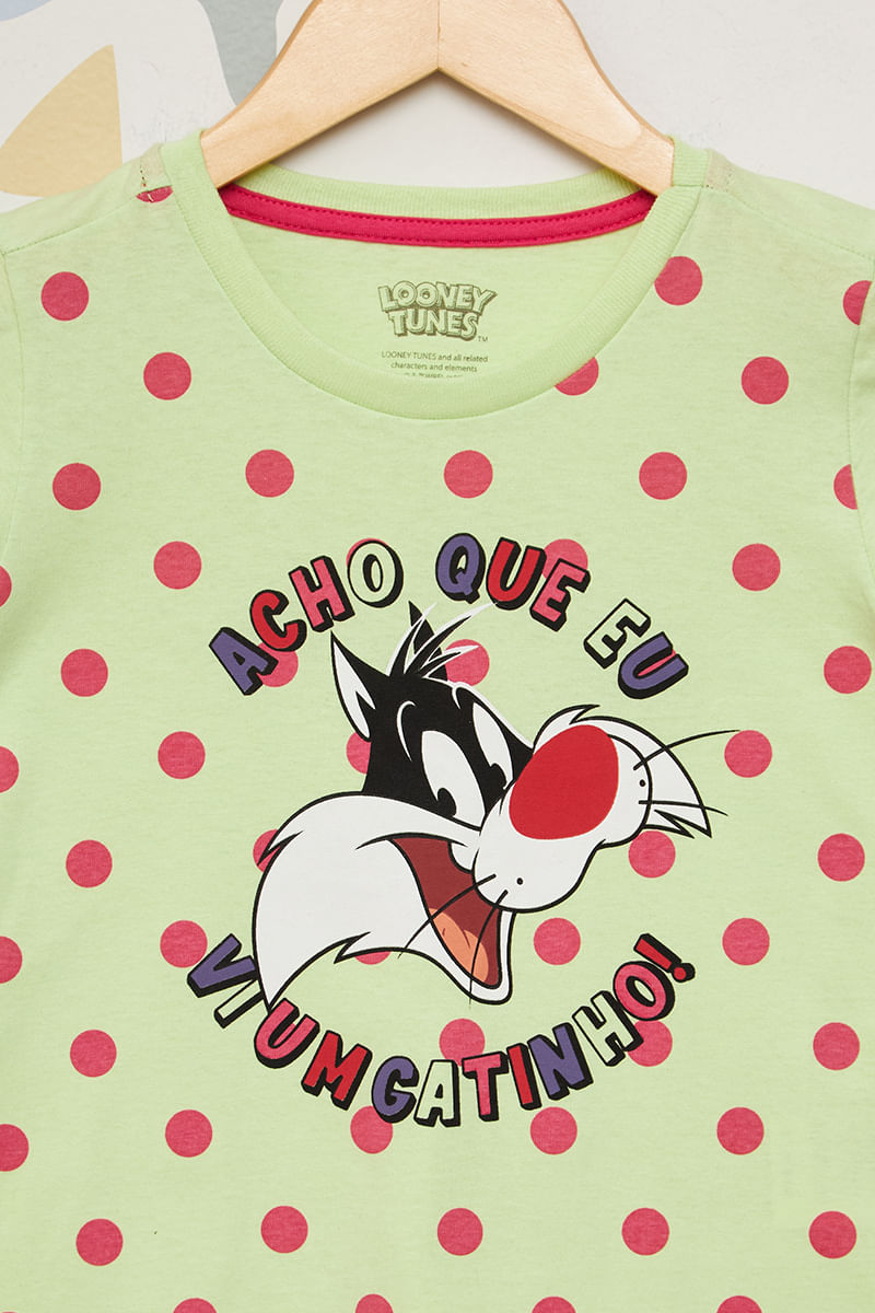 Camiseta-Infantil-Feminina-Frajola-