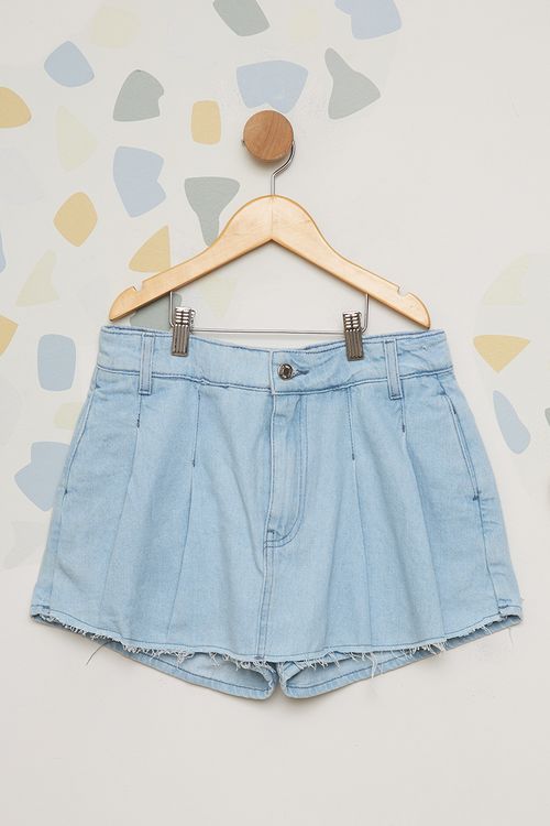 Shorts-Saia Jeans Juvenil Godê